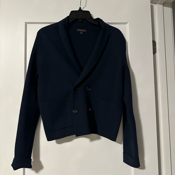 Navy Blue Brooks Brothers Sweater/Jacket - Picture 1 of 4